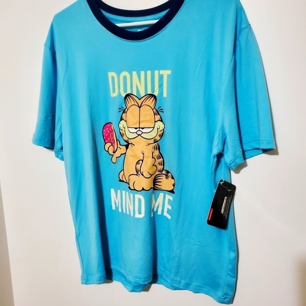 Garfield TShirt Size Medium Blue New Never Used